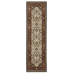 Aberdeen 752W1 Ivory/Red 2' x 3' Rug