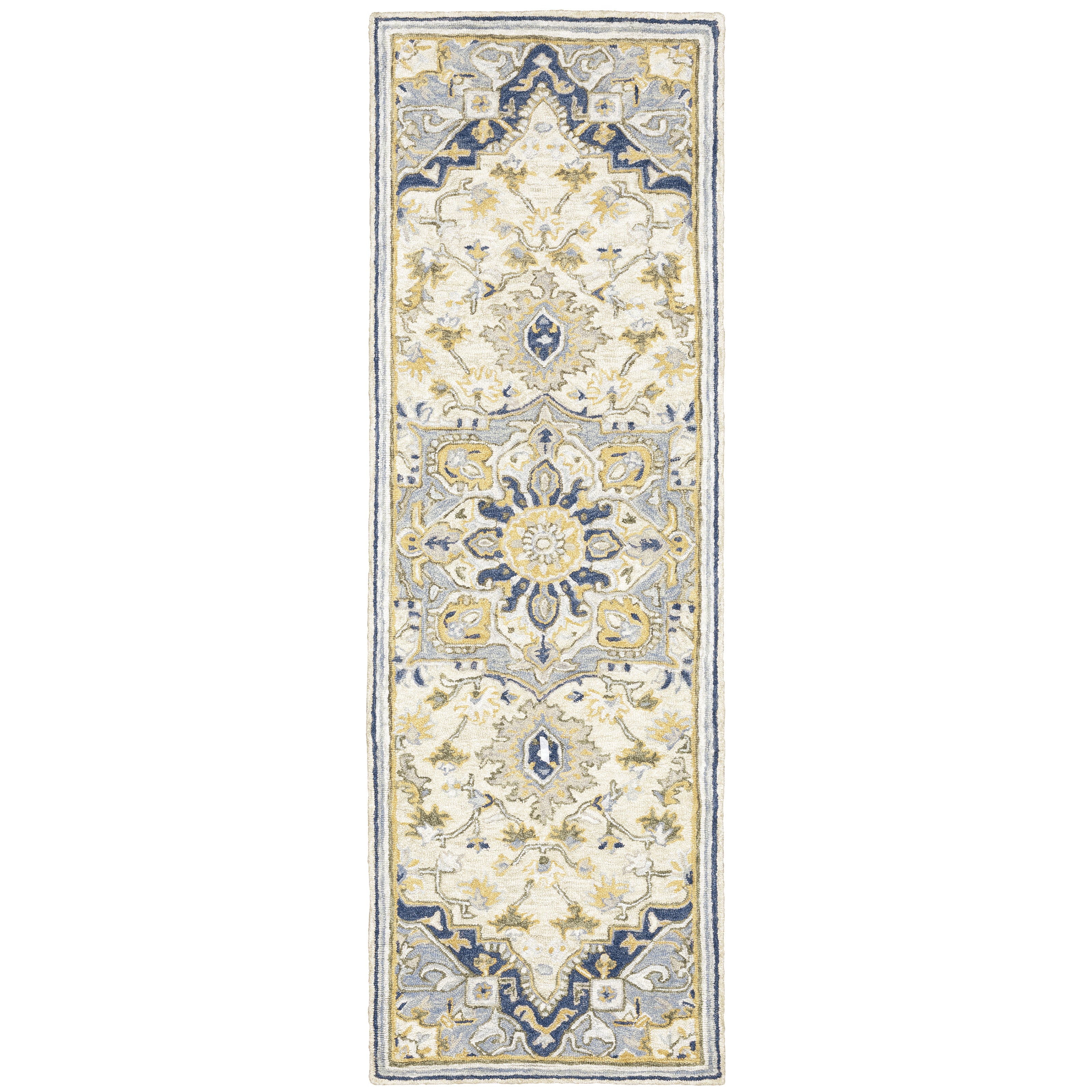 Alfresco 28402 Blue/Ivory 3'6" x 5'6" Rug