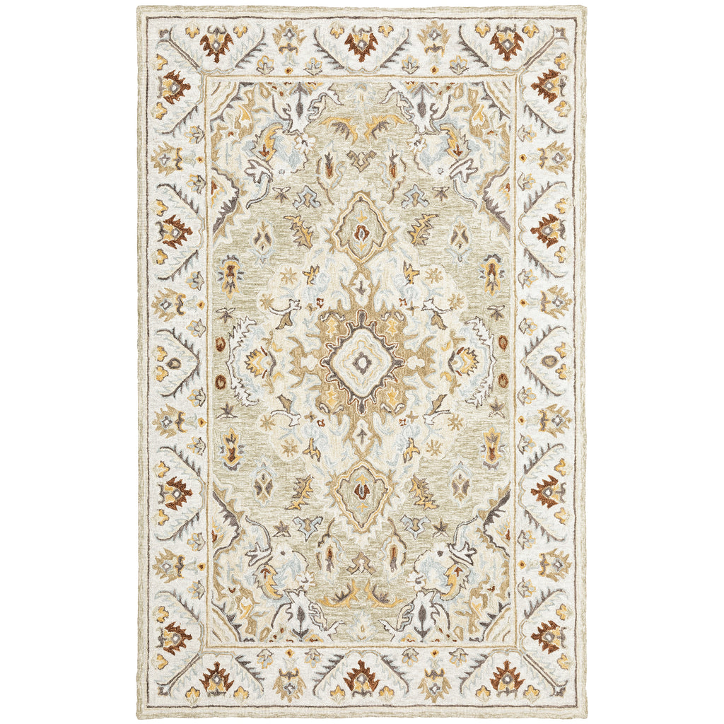 Alfresco 28403 Ivory/Beige 3'6" x 5'6" Rug