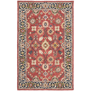 Alfresco 28404 Red/Blue 3'6" x 5'6" Rug