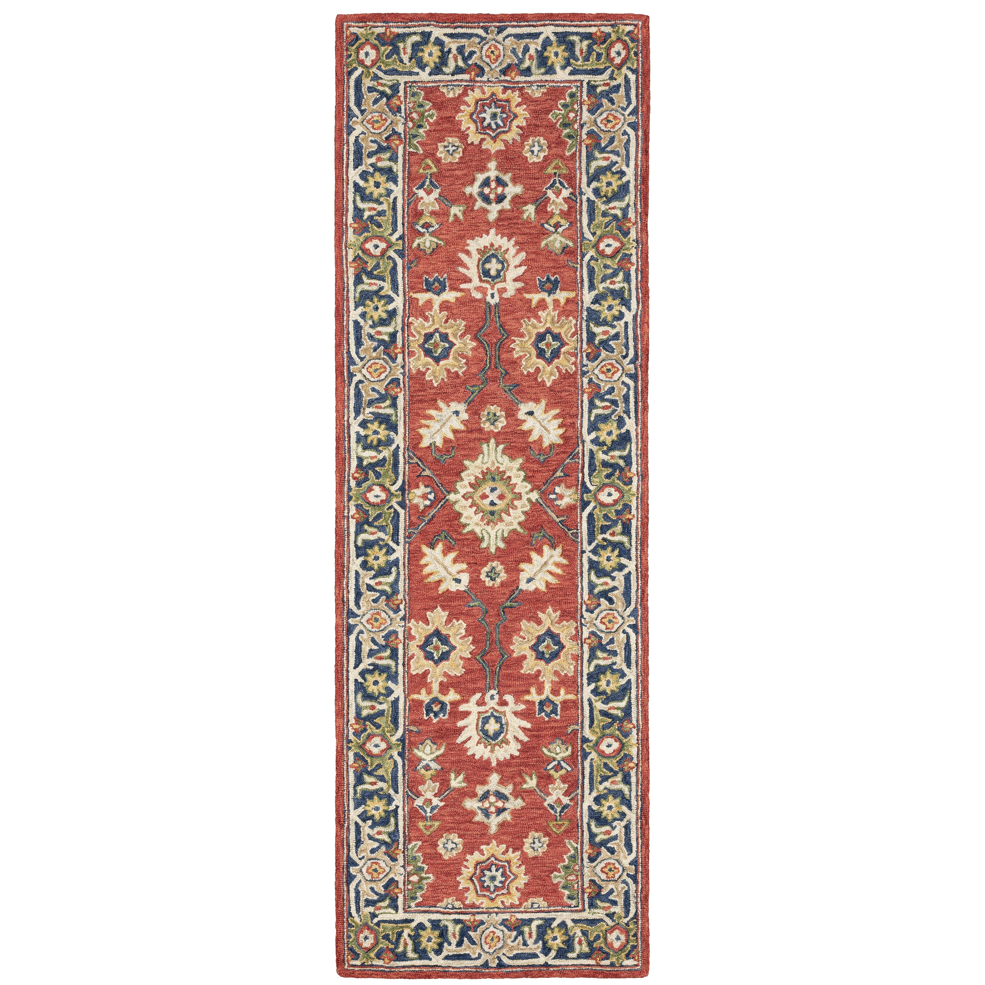 Alfresco 28404 Red/Blue 3'6" x 5'6" Rug