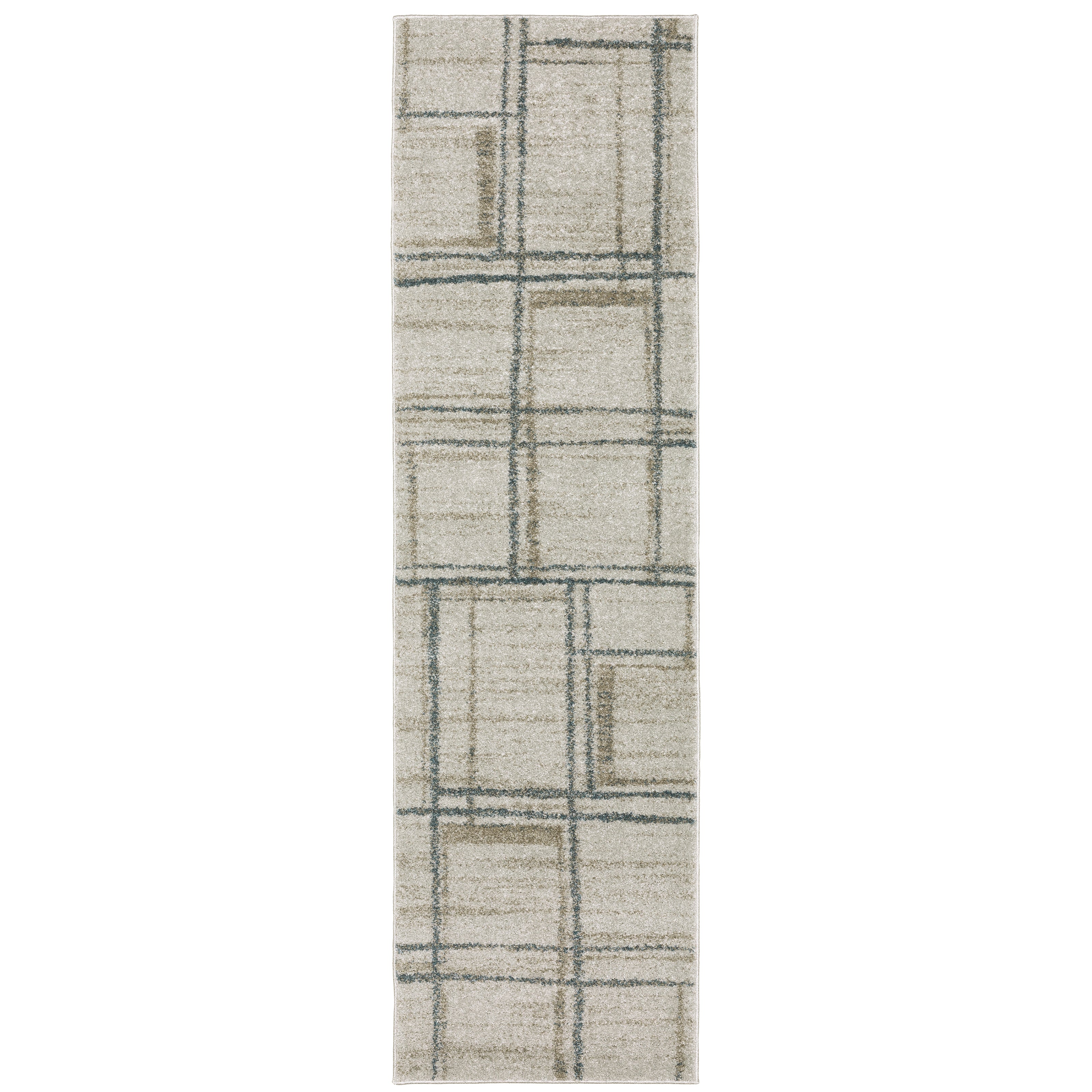 Alton 501Z9 Grey/Teal 3'3" x 5' Rug