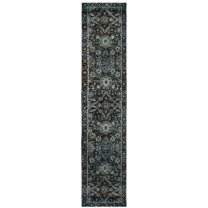Andorra 7124A Navy/Blue 10' x 13'2" Rug