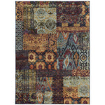 Andorra 7137A Gold/Blue 10' x 13'2" Rug