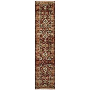 Andorra 7154A Red/Gold 10' x 13'2" Rug
