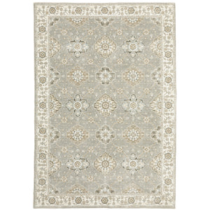 Andorra 8929H Grey/Ivory 1'10" x 3'2" Rug