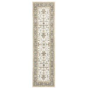 Andorra 9537P Ivory/Grey 1'10" x 3'2" Rug