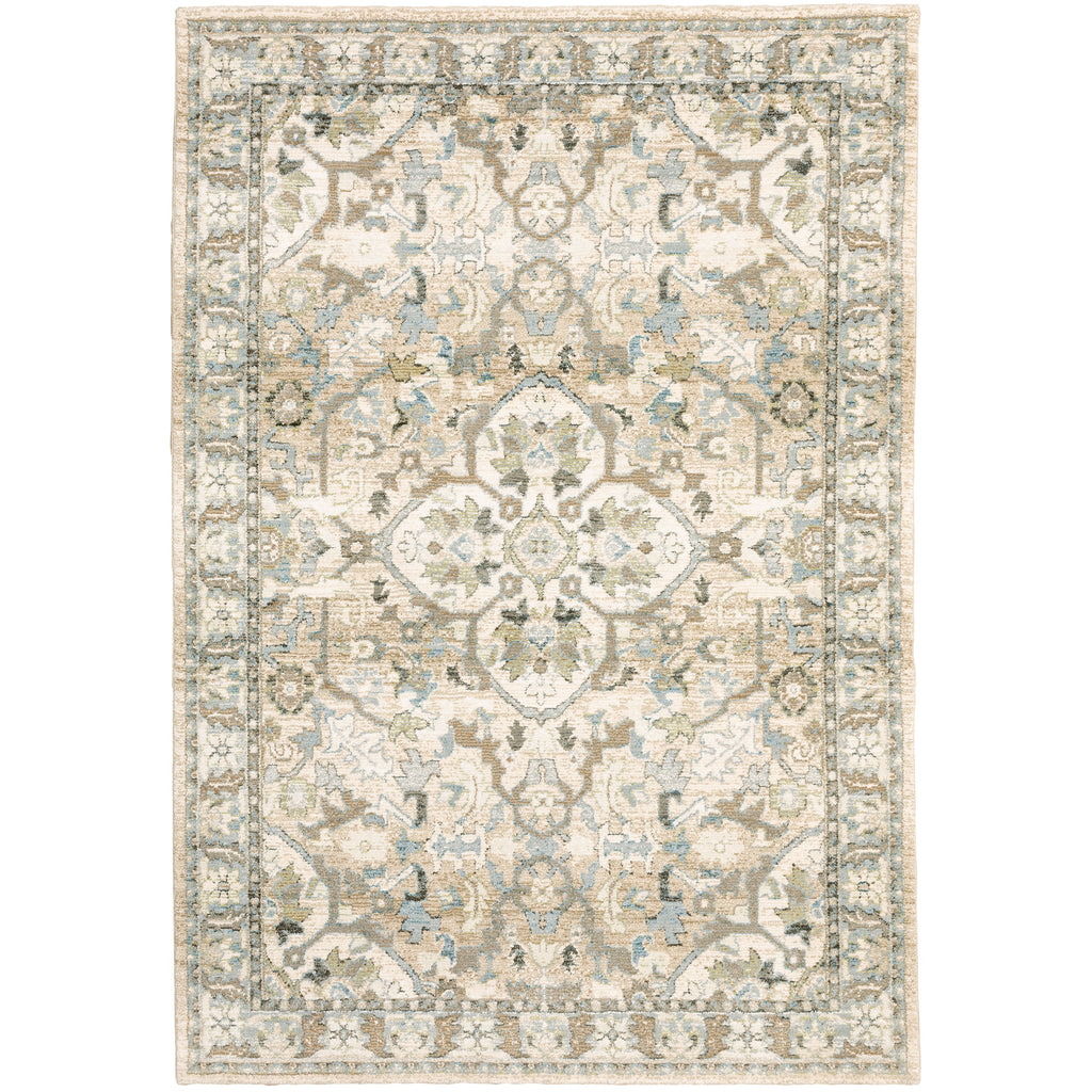 Andorra 9818G Beige/Ivory 1'10" x 3'2" Rug