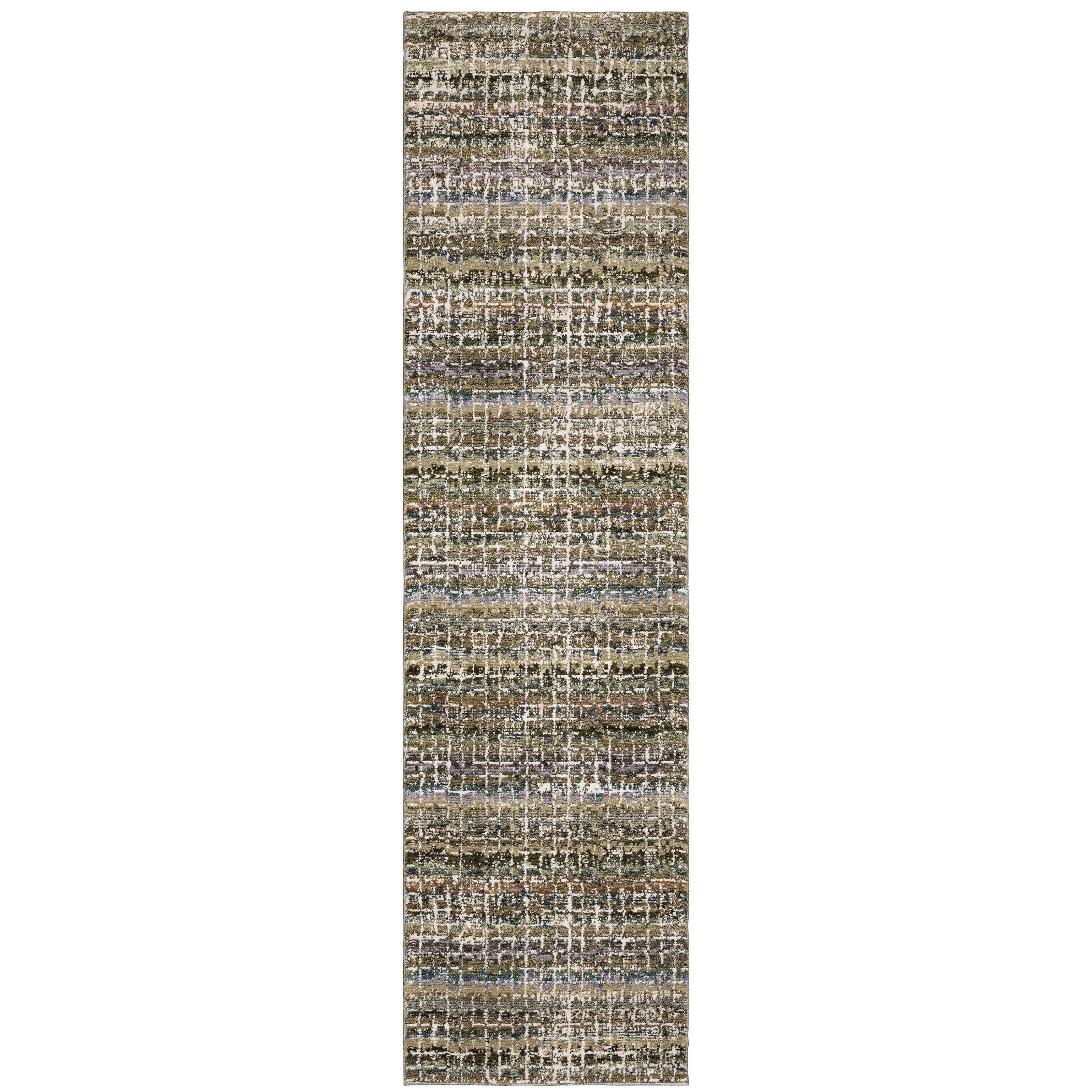 Atlas 747A0 Green/Multi 1'10" x 3'2" Rug