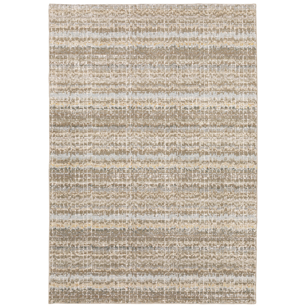 Atlas 747E0 Ivory/Grey 3'3" x 5'2" Rug
