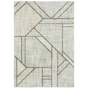 Cambria 5569B Grey/Beige 1'10" x 7'6" Rug