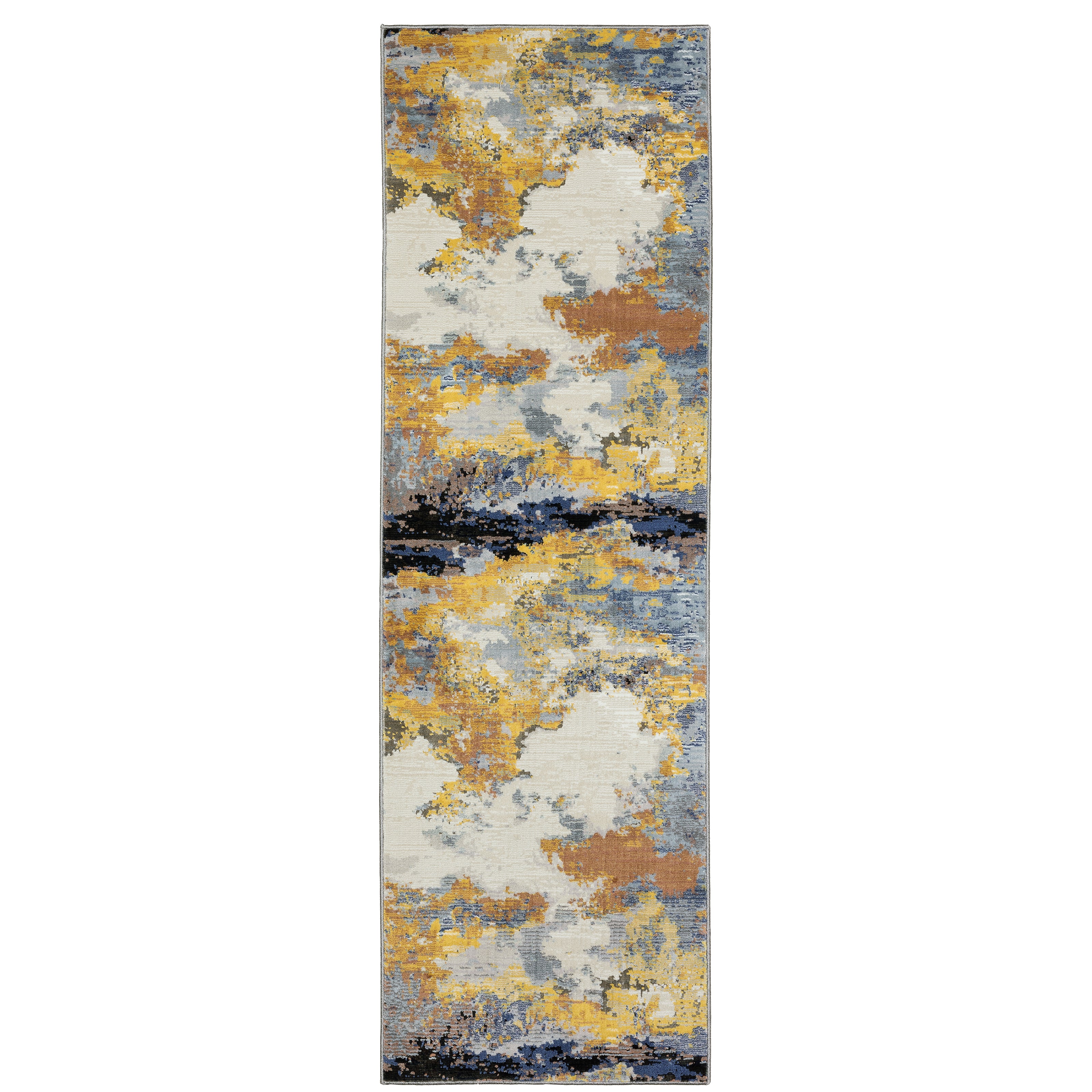 Caravan 530V8 Yellow/Blue 3'3" x 5' Rug