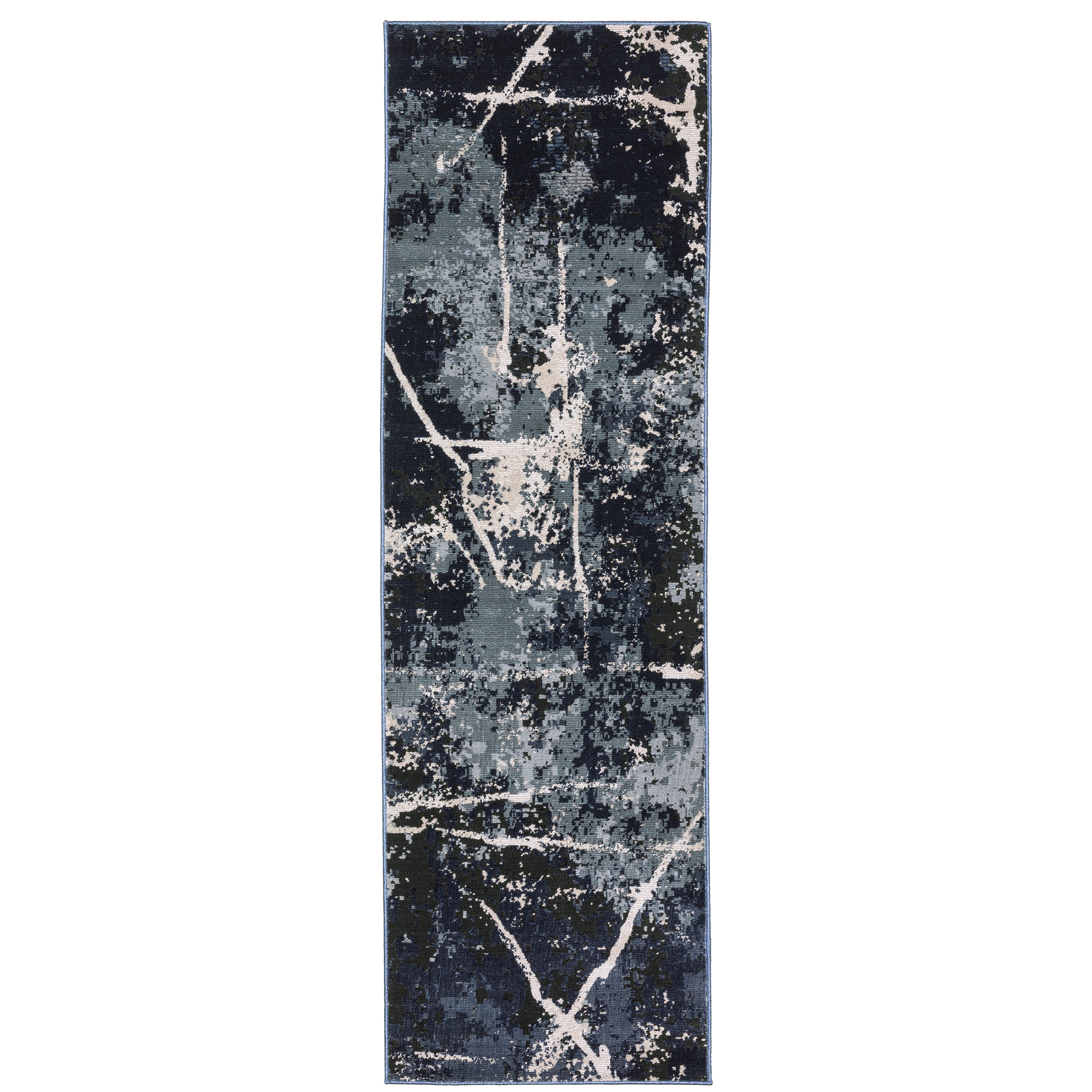 Caravan 7150B Blue/Grey 3'3" x 5' Rug