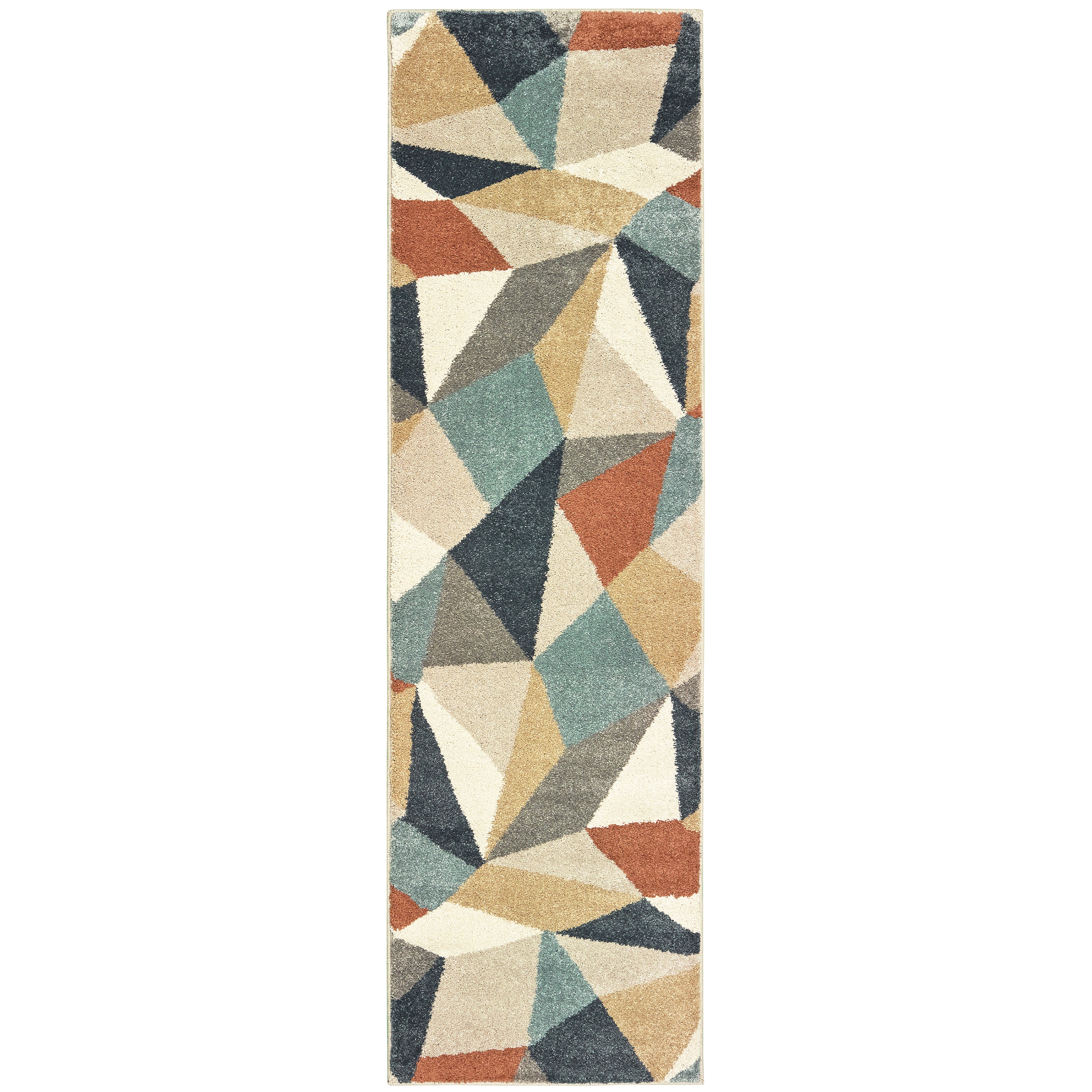 Carson 9659B Blue/Orange 2' x 3' Rug