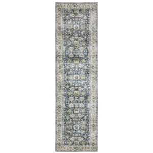 Charleston Cha08 Charcoal/Gold 2' x 3' Rug