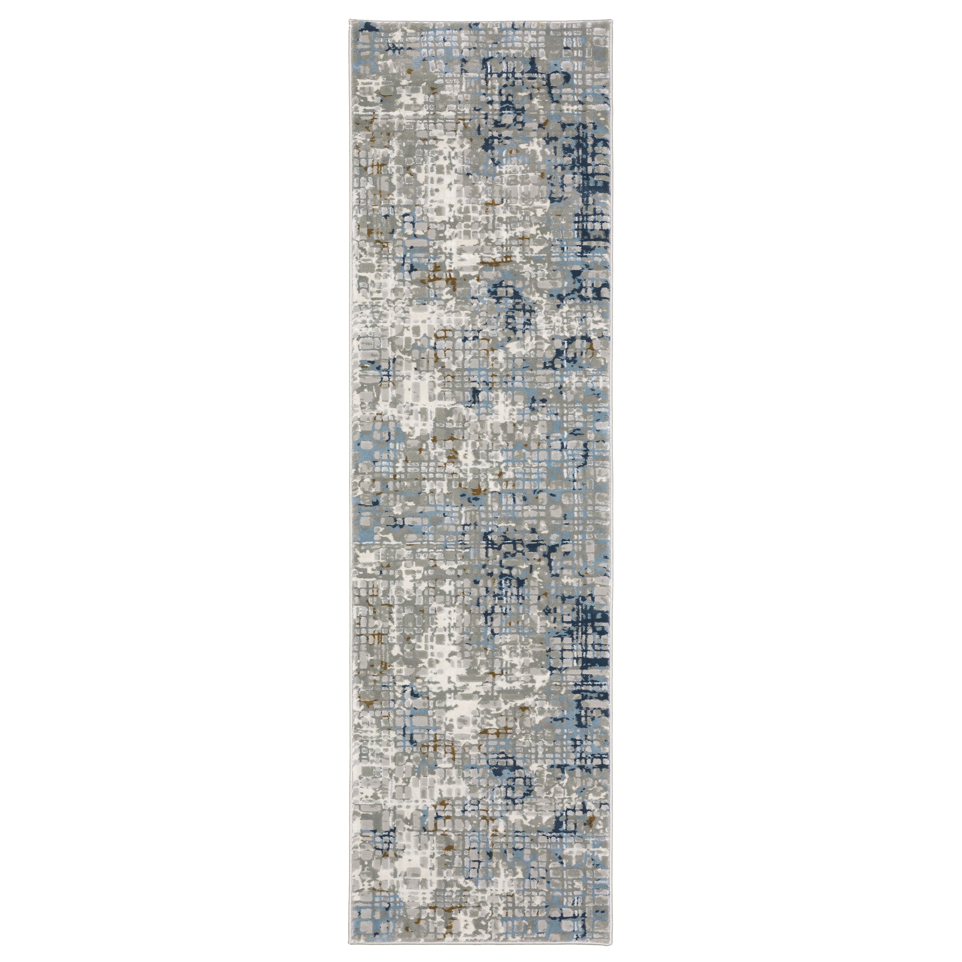 Easton 011E3 Blue/Ivory 3'3" x 5' Rug
