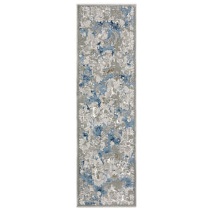Easton 3313Q Grey/Blue 3'3" x 5' Rug