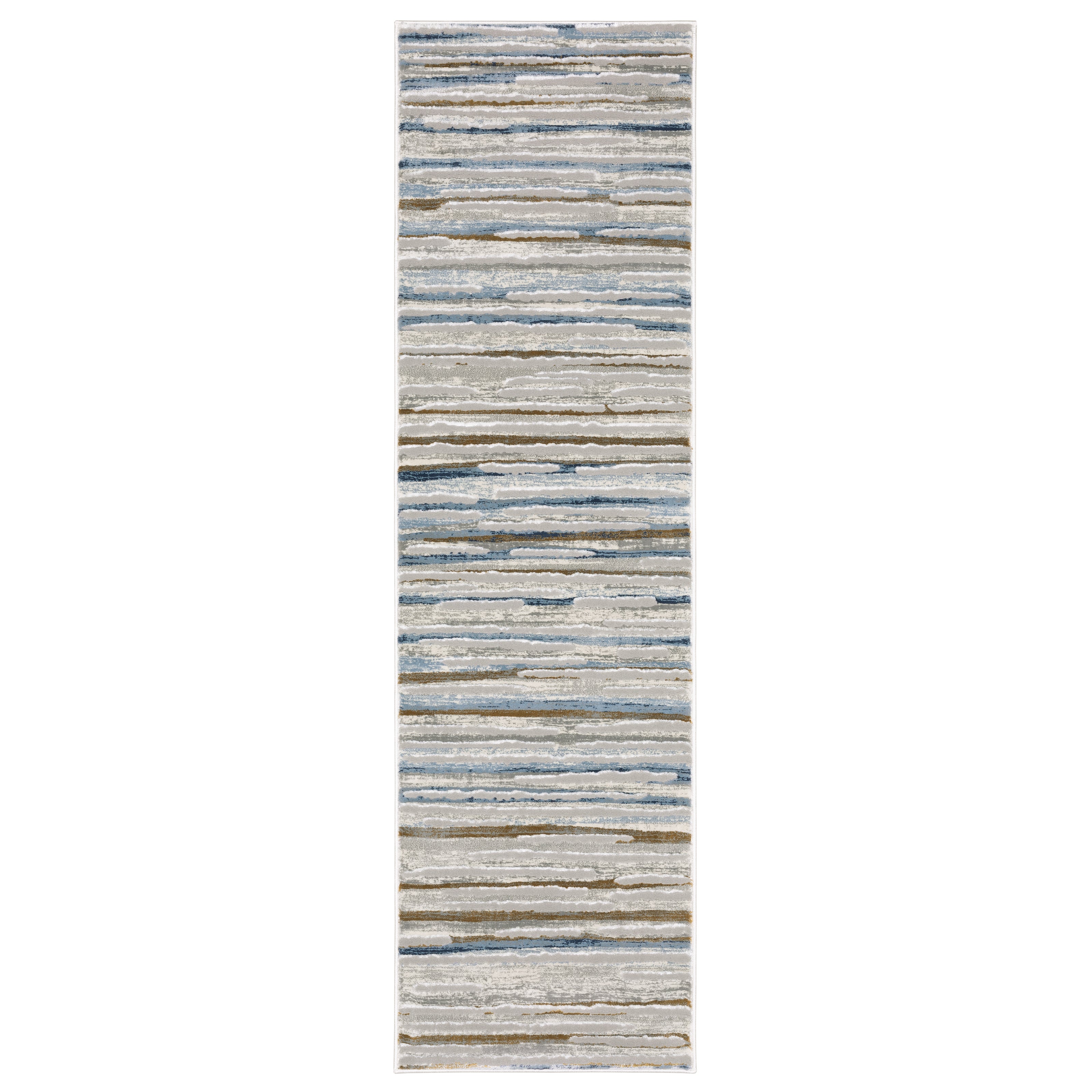 Easton 4514E Grey/Blue 3'3" x 5' Rug