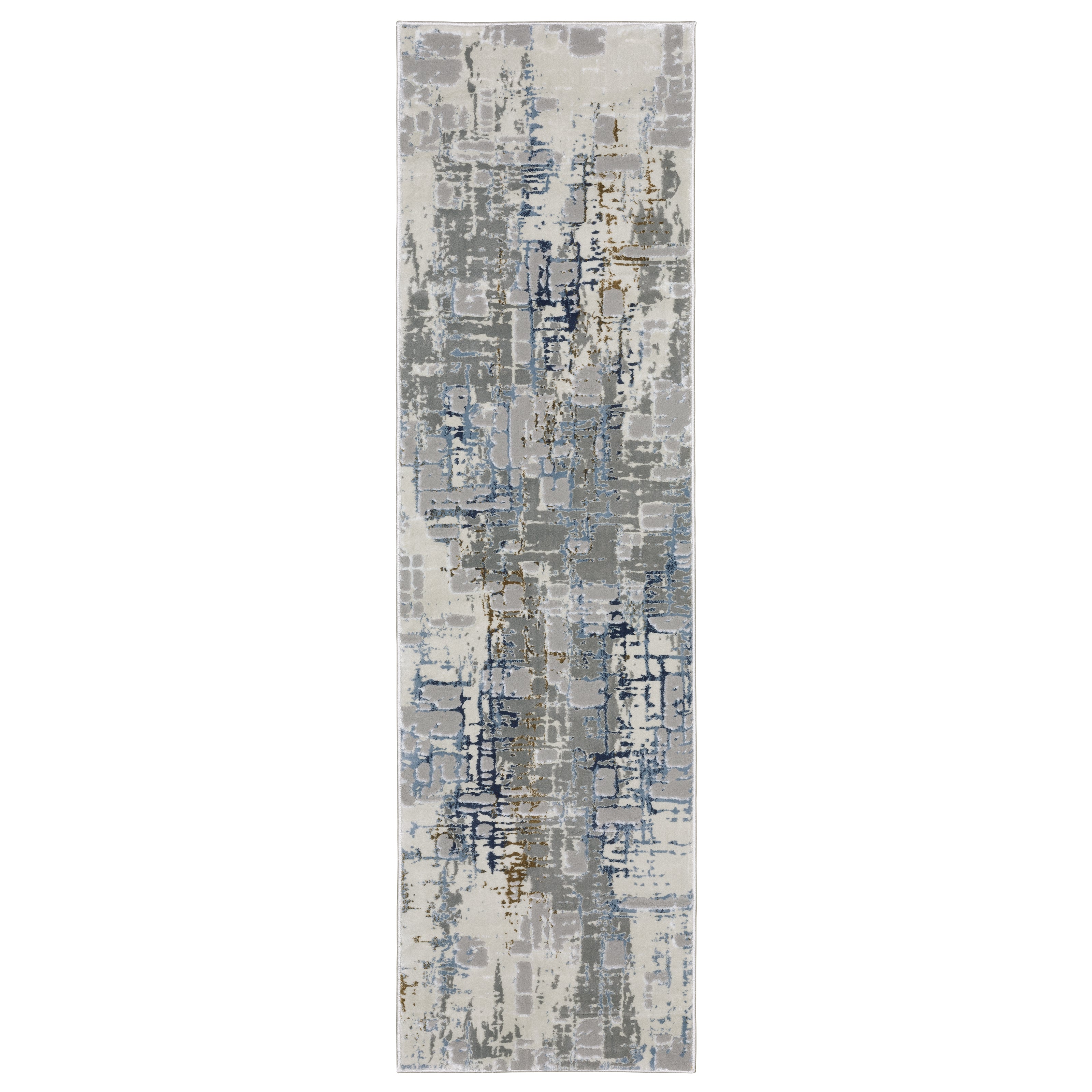 Easton 8111X Grey/Blue 3'3" x 5' Rug