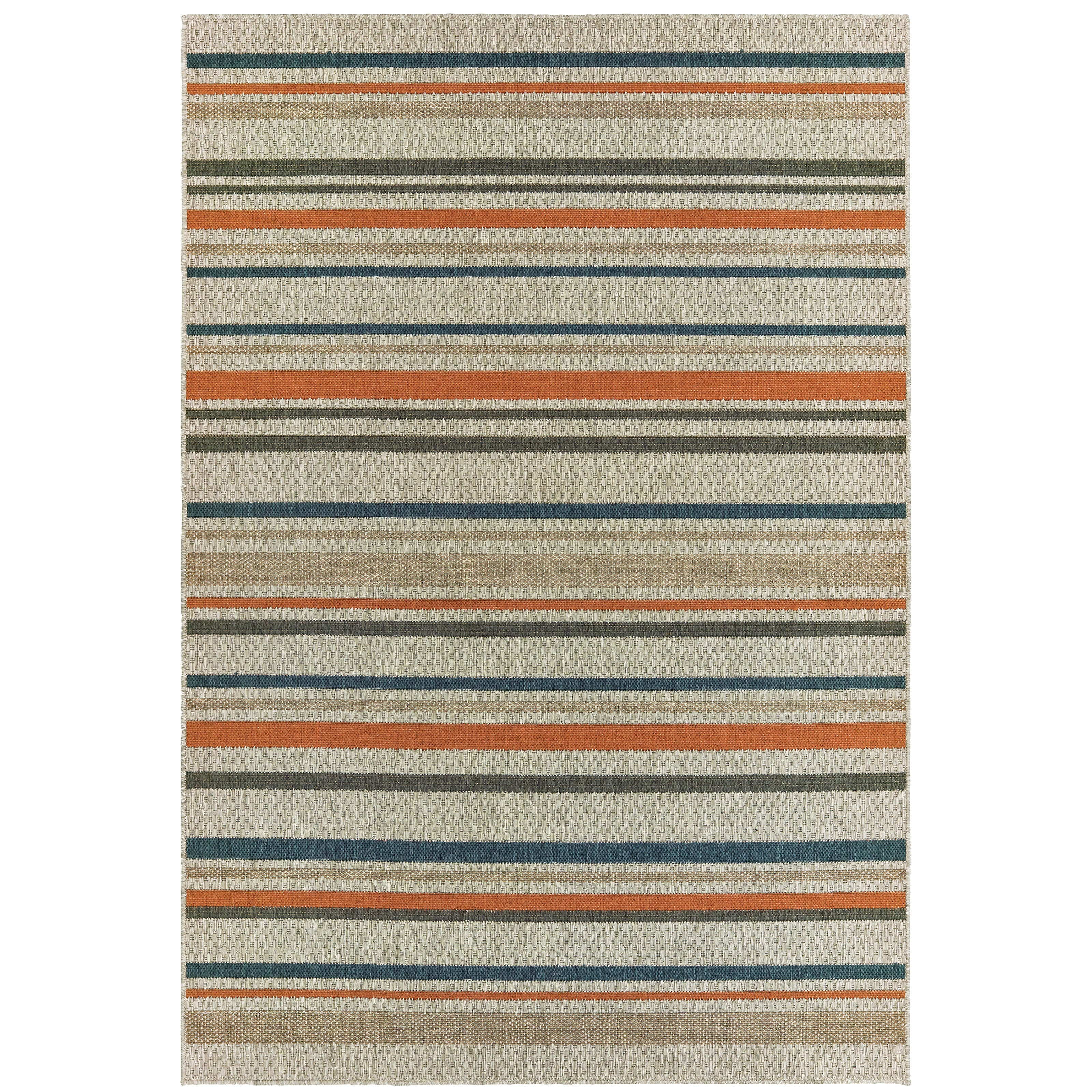 Latitude 602W3 Grey/Teal 3'3" x 5' Rug