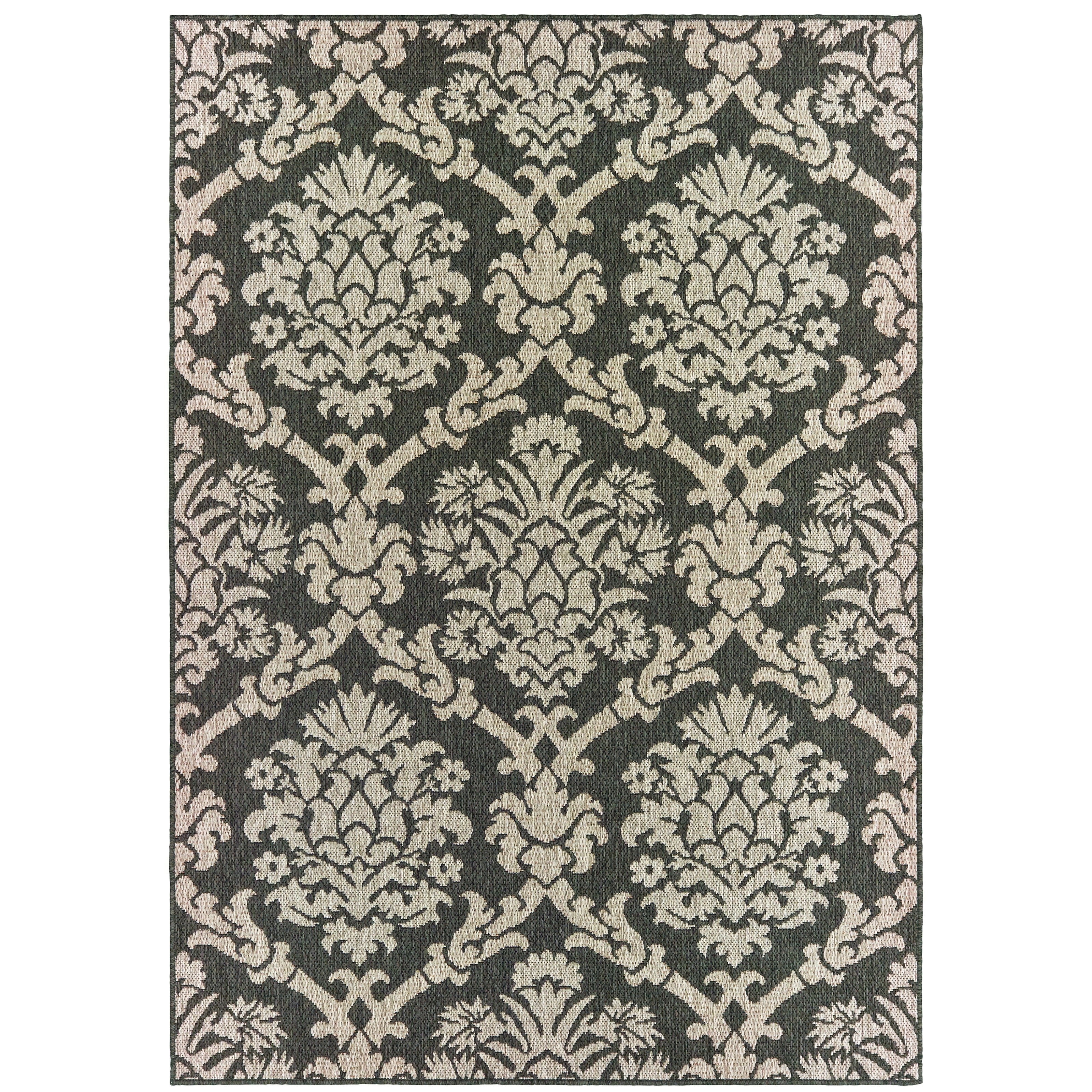 Latitude 8020K Grey/Charcoal 3'3" x 5' Rug