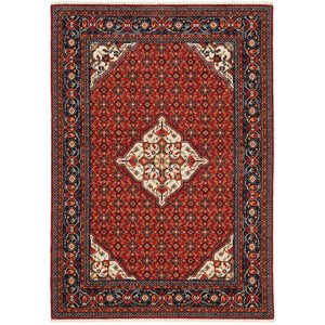Lilihan 001C6 Red/Blue 3'3" x 5' Rug