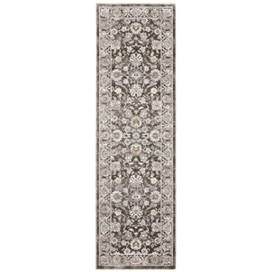 Maharaja 070N1 Grey/Ivory 5'3" x 7'6" Rug