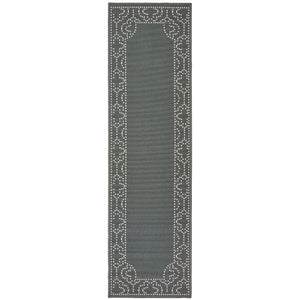 Marina 1247X Grey/Ivory 1'9" x 3'9" Rug