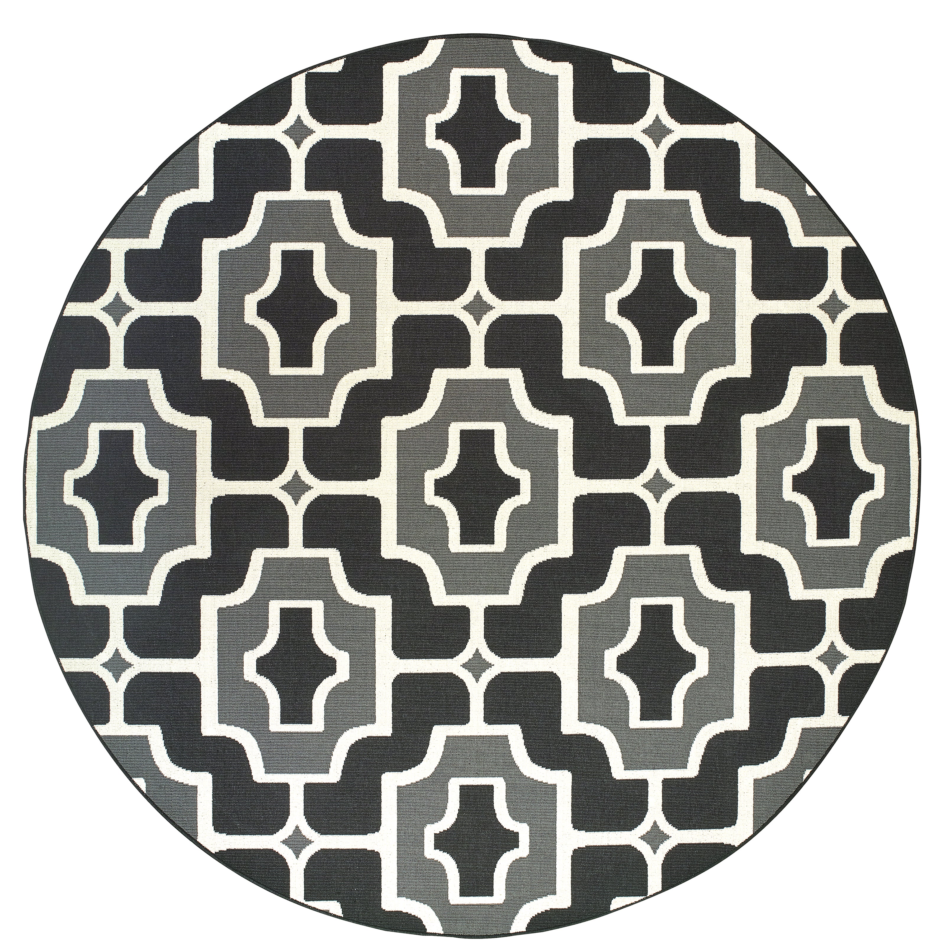 Marina 1491Z Black/Grey 1'9" x 3'9" Rug
