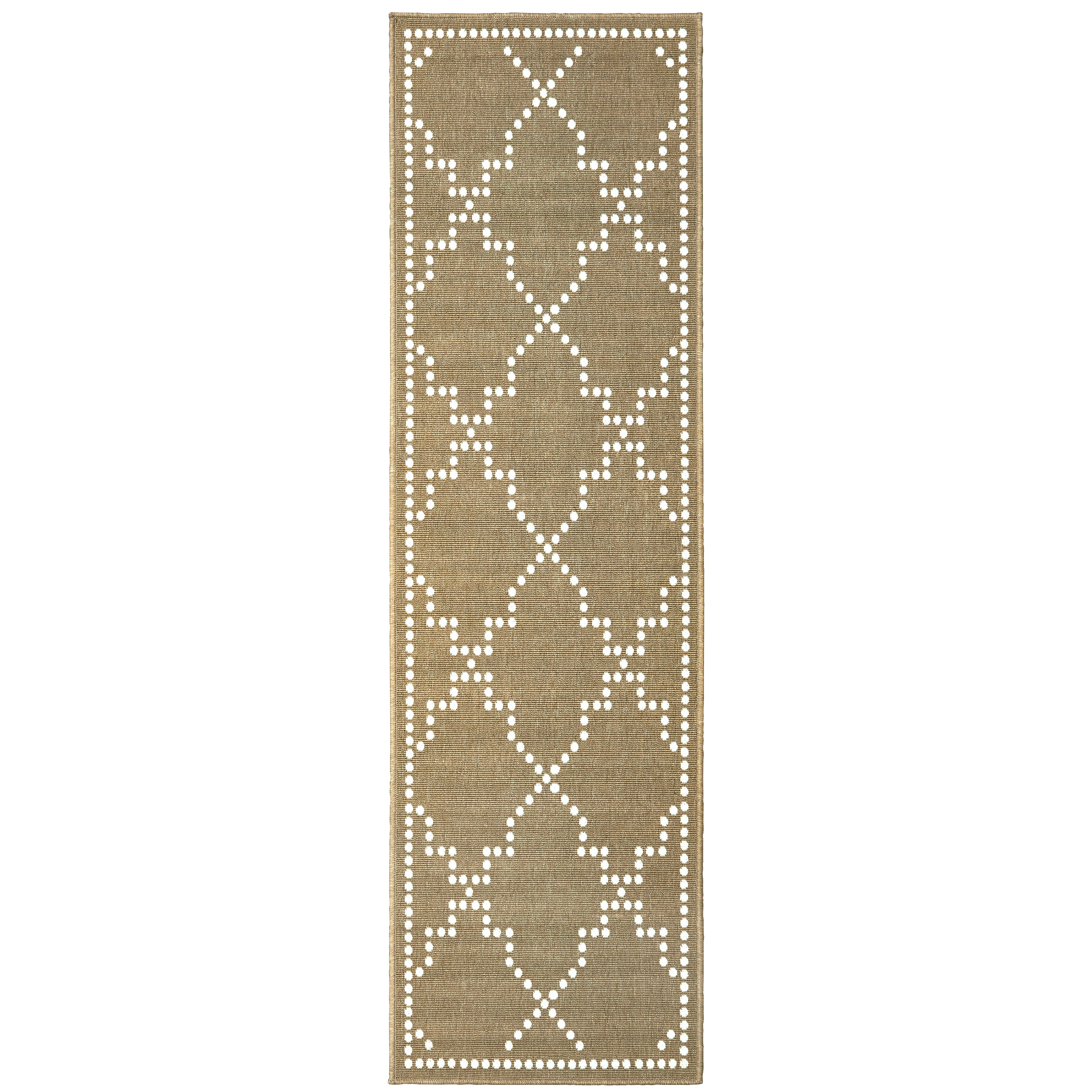 Marina 7765Y Tan/Ivory 1'9" x 3'9" Rug