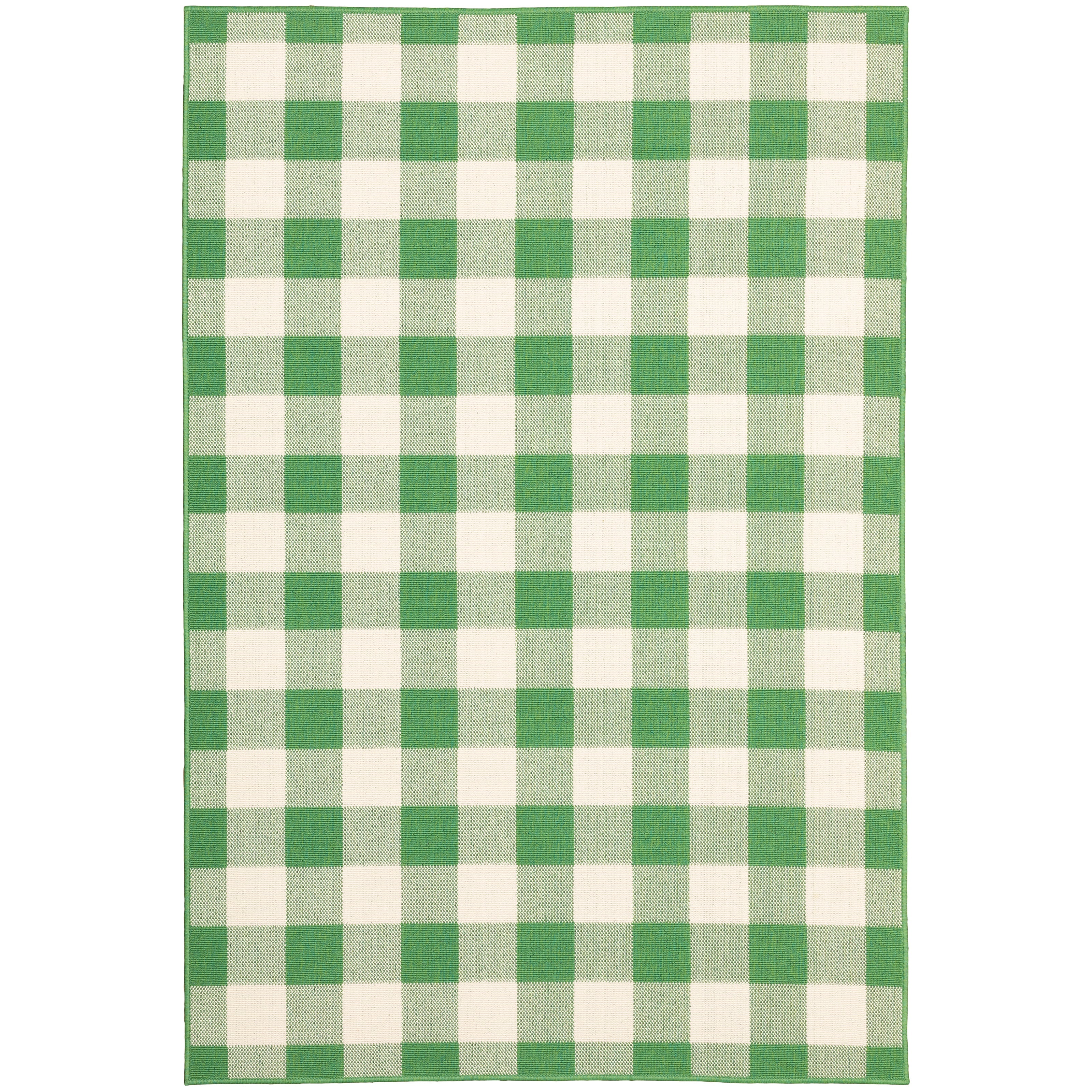 Meridian 2598G Green/Ivory 1'10" x 2'10" Rug