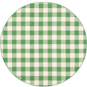 Meridian 2598G Green/Ivory 1'10" x 2'10" Rug