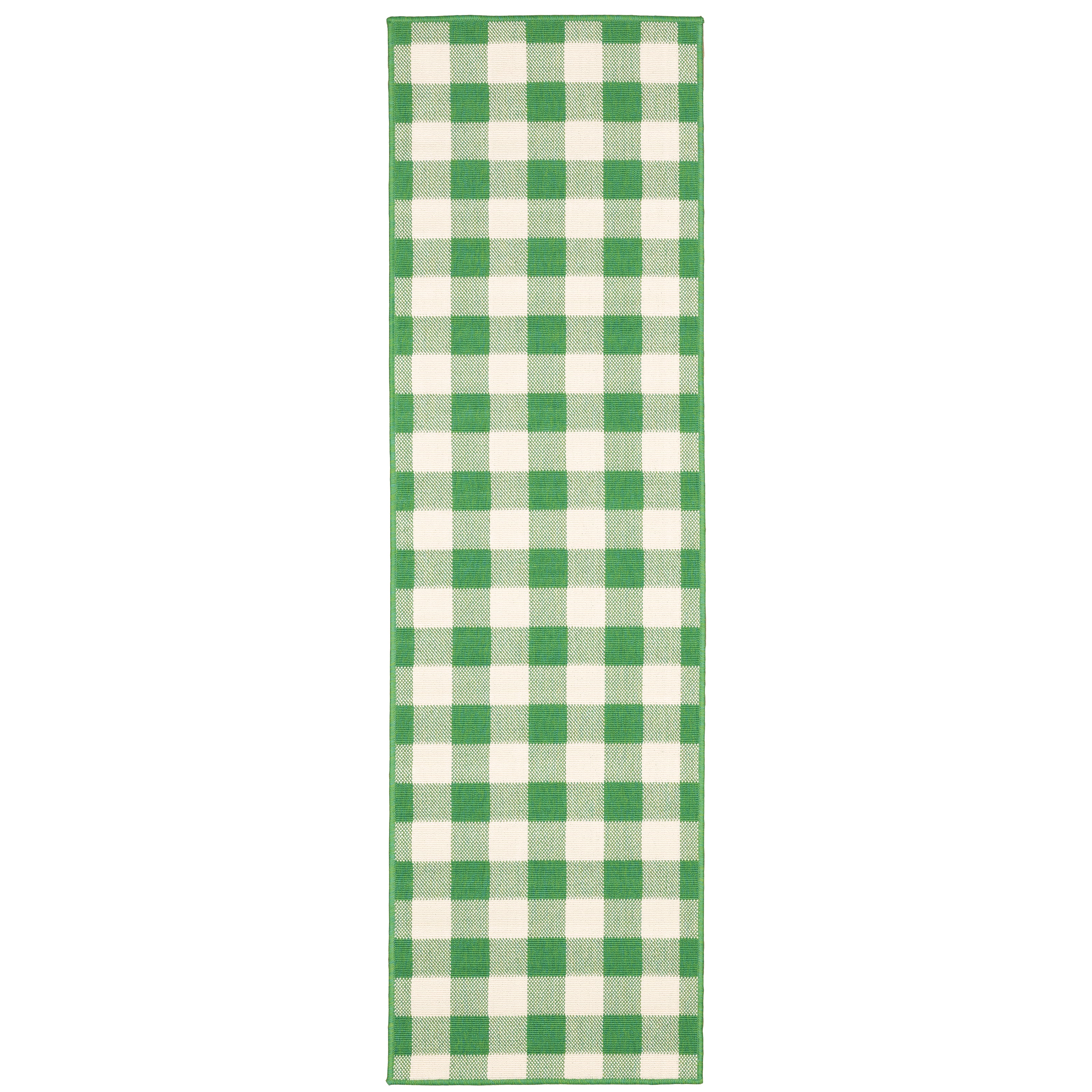Meridian 2598G Green/Ivory 1'10" x 2'10" Rug