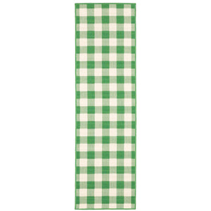 Meridian 2598G Green/Ivory 1'10" x 2'10" Rug