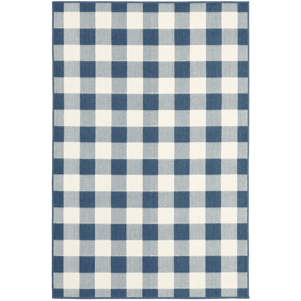 Meridian 2598V Blue/Ivory 1'10" x 2'10" Rug