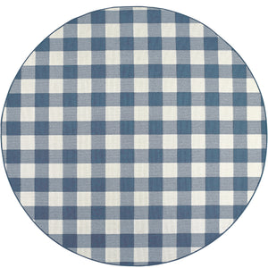 Meridian 2598V Blue/Ivory 1'10" x 2'10" Rug