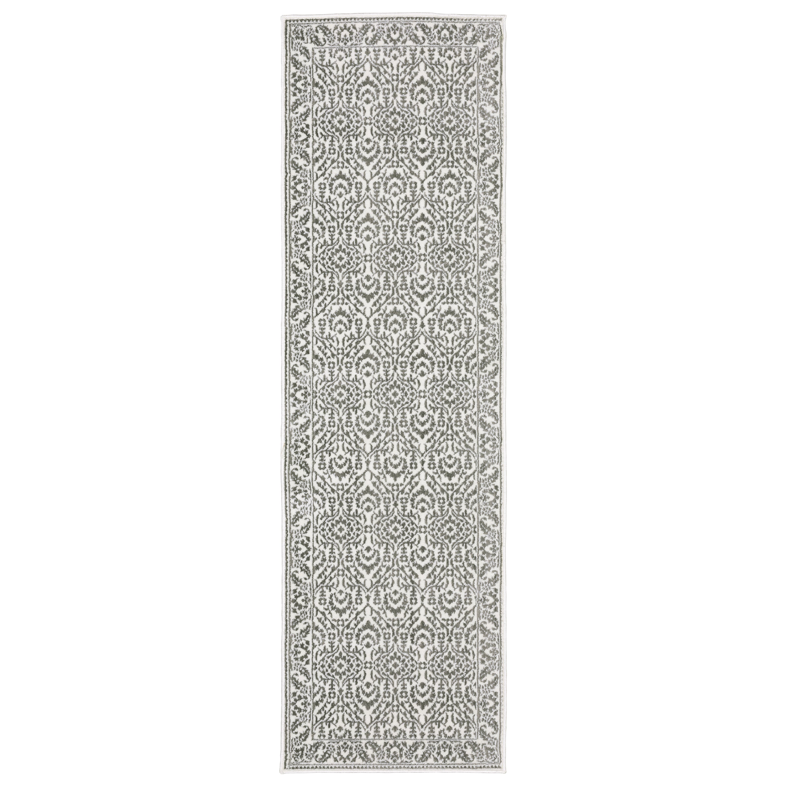 Montecito 2062H Grey/White 2'3" x 7'6" Rug