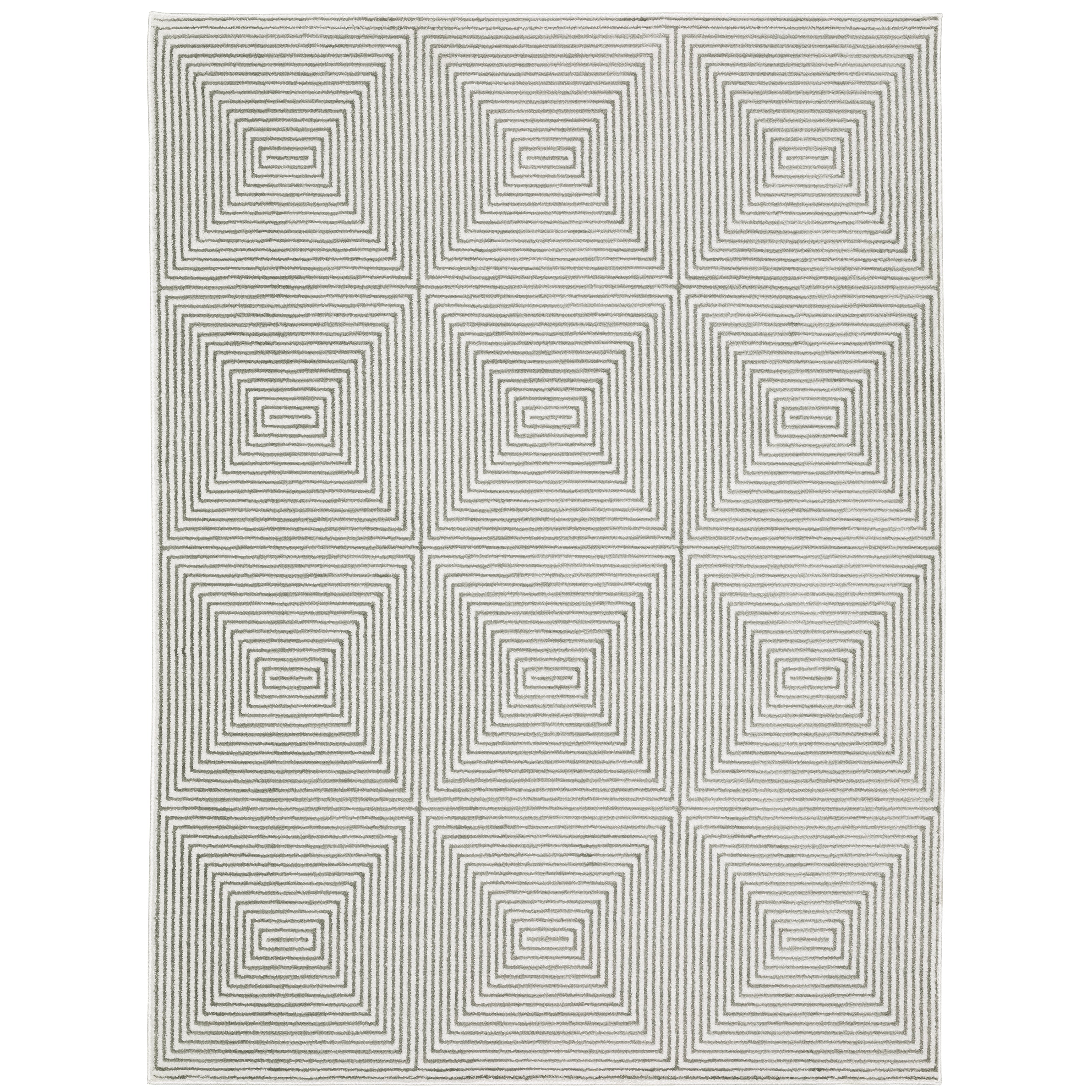 Montecito 8111W Grey/White 2'3" x 7'6" Rug