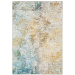 Myers Park Myp09 Yellow/Blue 7'8" x 10' Rug