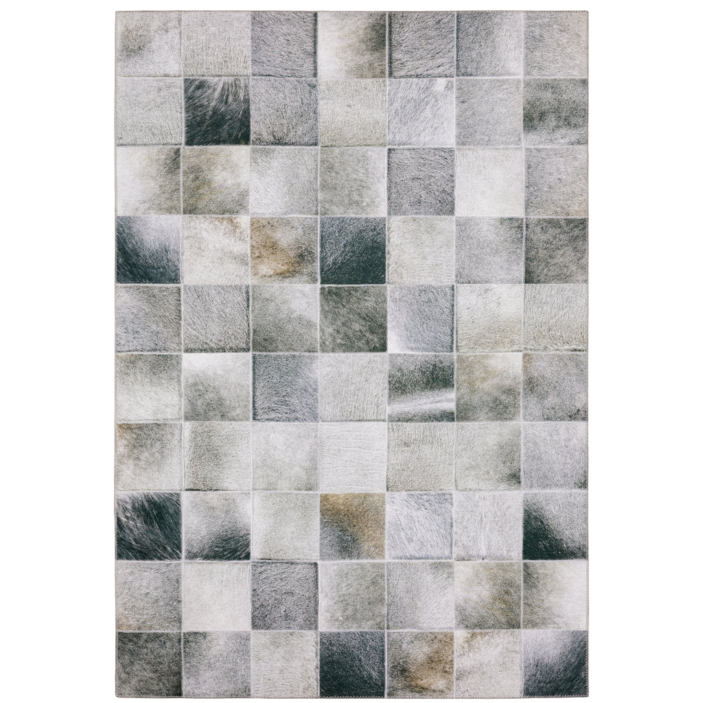 Myers Park Myp16 Grey/Charcoal 5' x 7' Rug