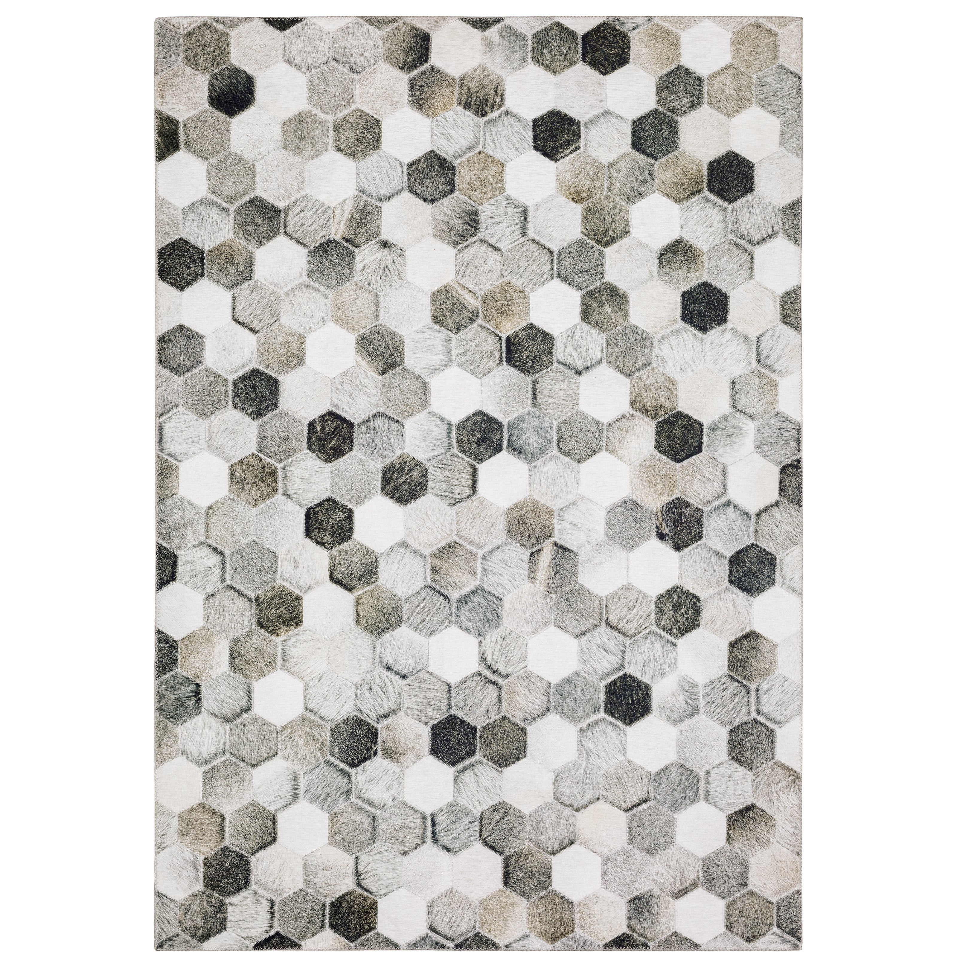 Myers Park Myp17 Grey/Charcoal 5' x 7' Rug