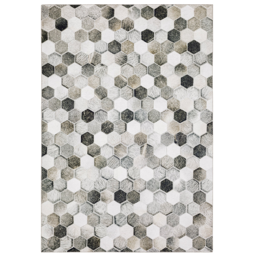 Myers Park Myp17 Grey/Charcoal 5' x 7' Rug