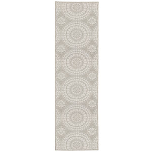 Portofino 1832H Grey/Ivory 3'3" x 5' Rug