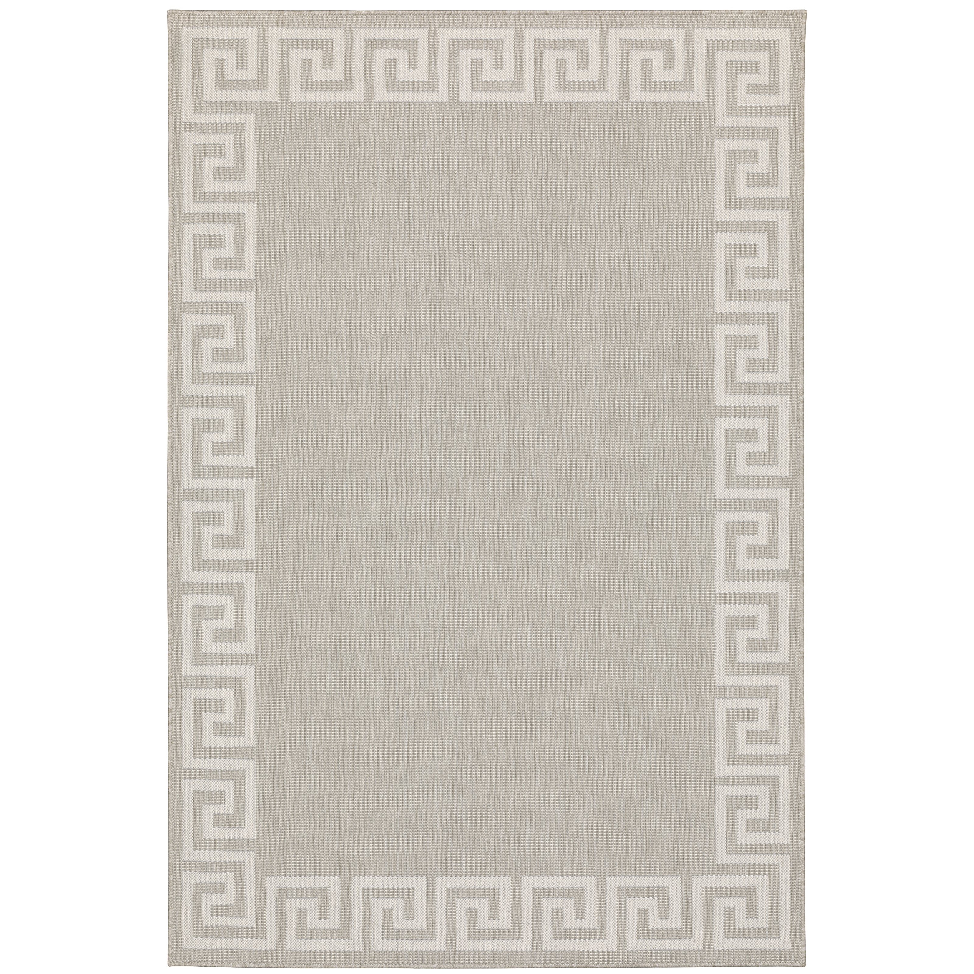 Portofino 6560D Grey/Ivory 7'10" x 10' Rug