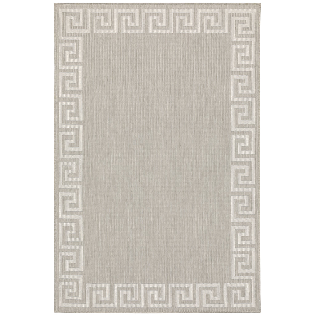 Portofino 6560D Grey/Ivory 7'10" x 10' Rug