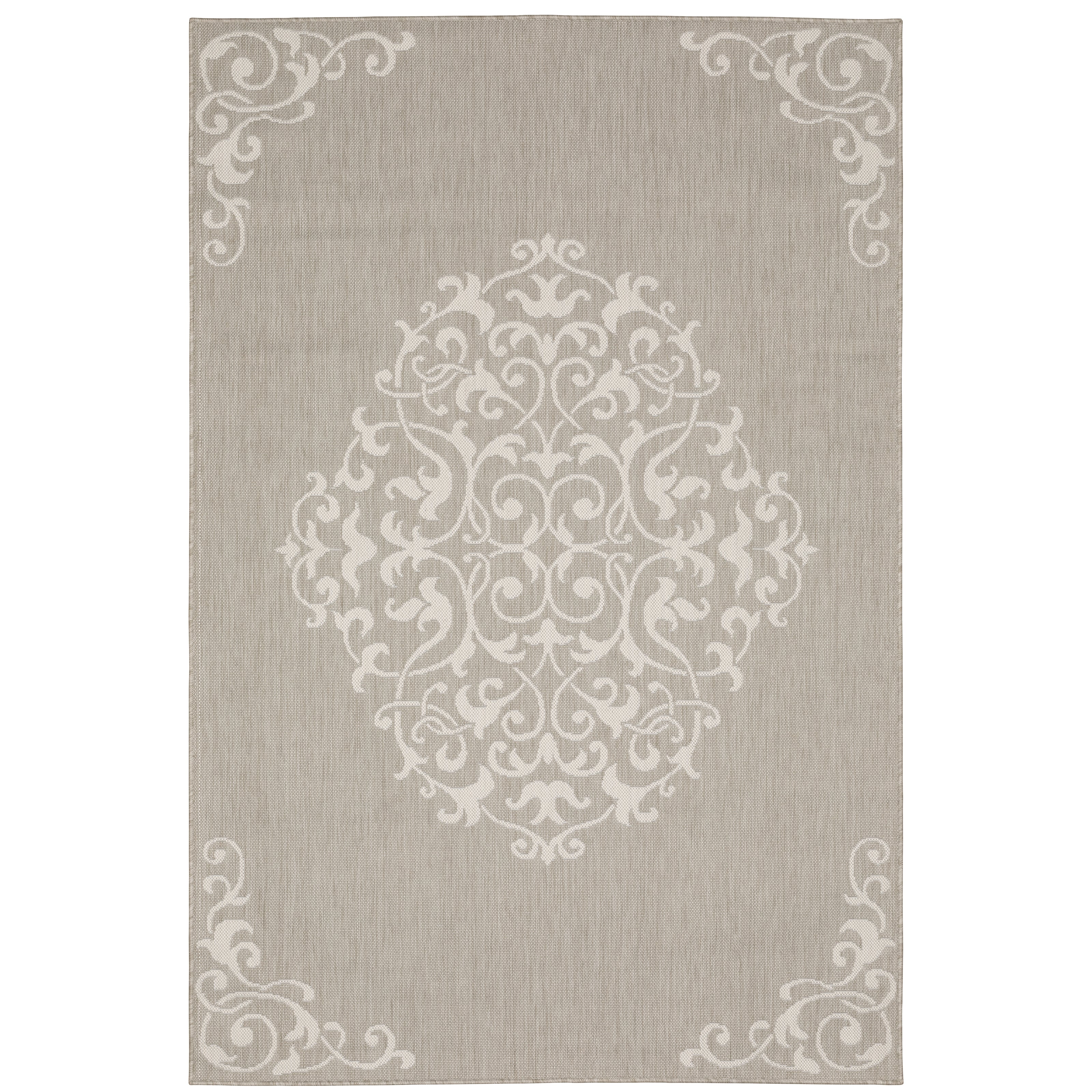 Portofino 6649W Taupe/Ivory 3'3" x 5' Rug