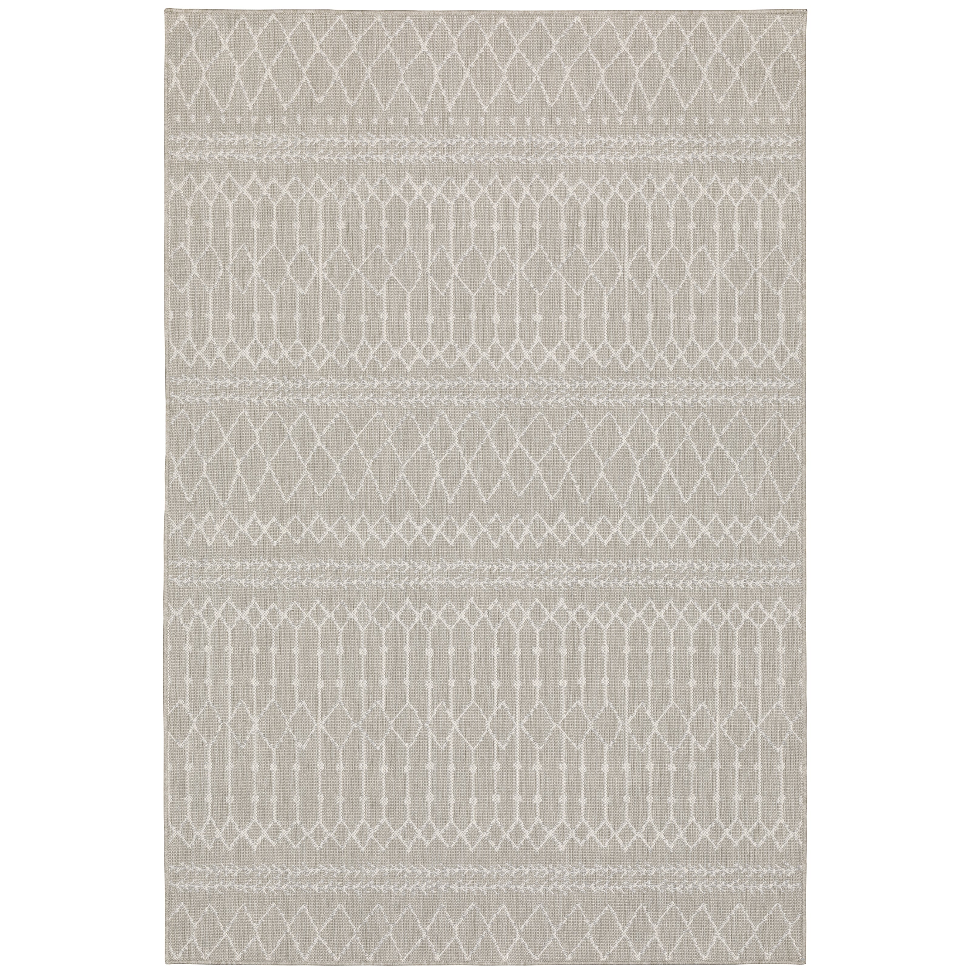 Portofino 670H4 Grey/Ivory 3'3" x 5' Rug