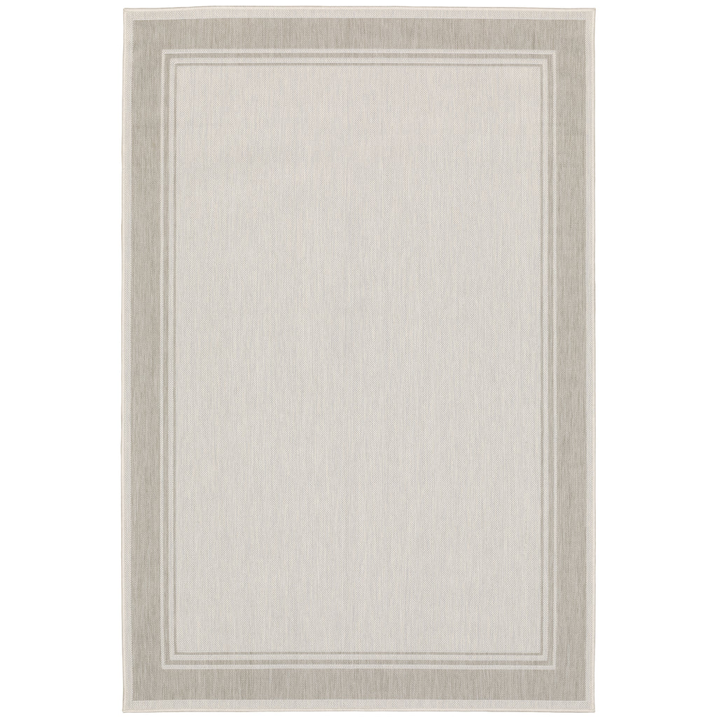 Portofino 6765W Ivory/Grey 9'10" x 12'10" Rug