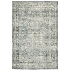 Savoy 28106 Blue/Ivory 5'3" x 7'3" Rug