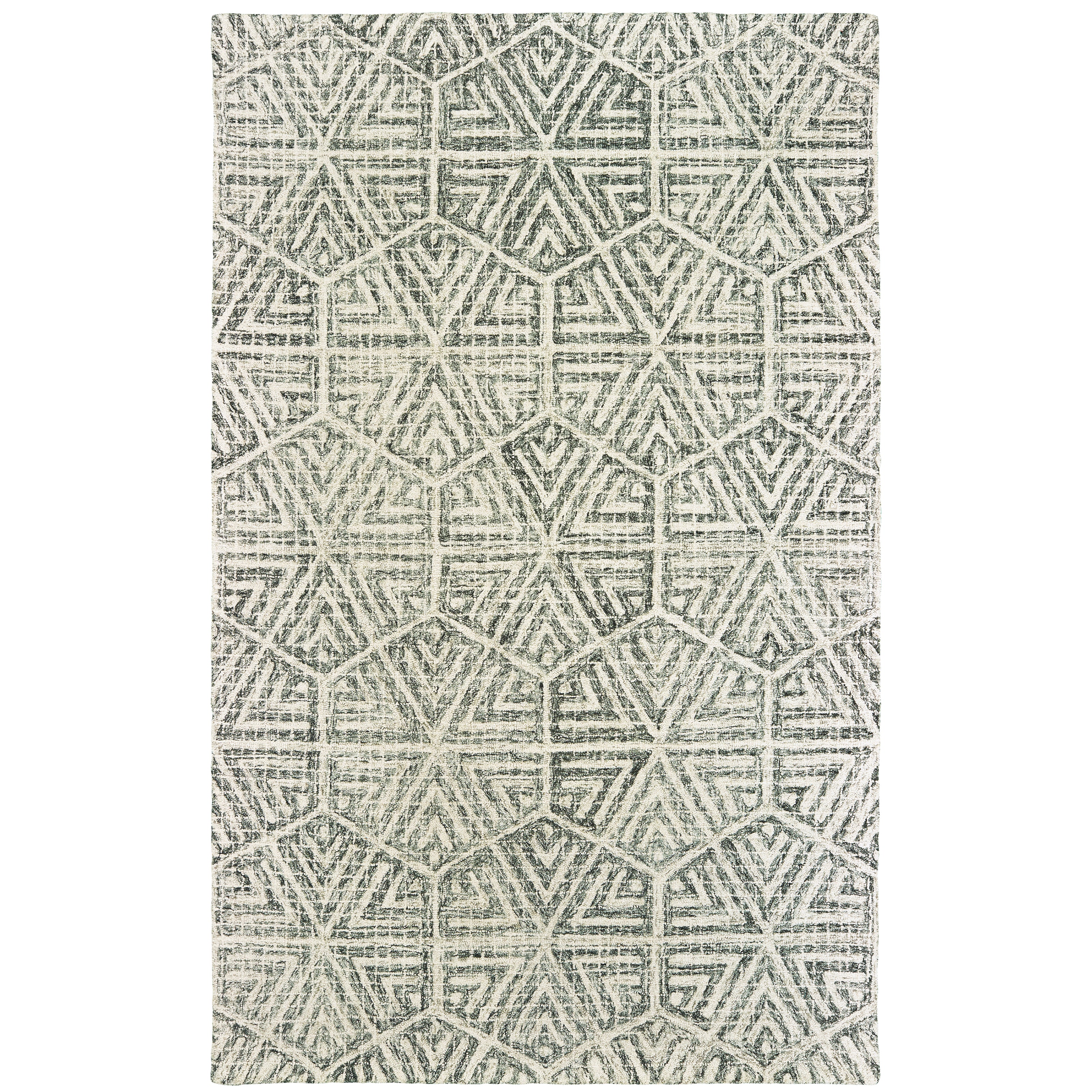 Tallavera 55605 Grey/Ivory 3'6" x 5'6" Rug